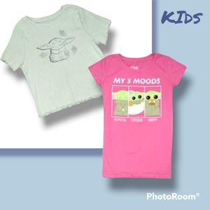 Star Wars Grogu / Baby Yoda Top Girls XL 14/16
